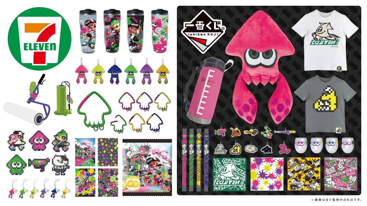 Splatoon 2 1.5" Pink squid inkling can badge button pin 7 eleven 11 Charm JP 