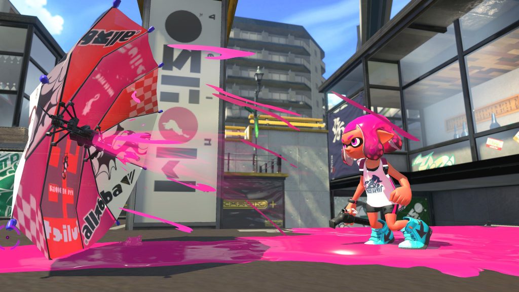 Splat Brella shoot