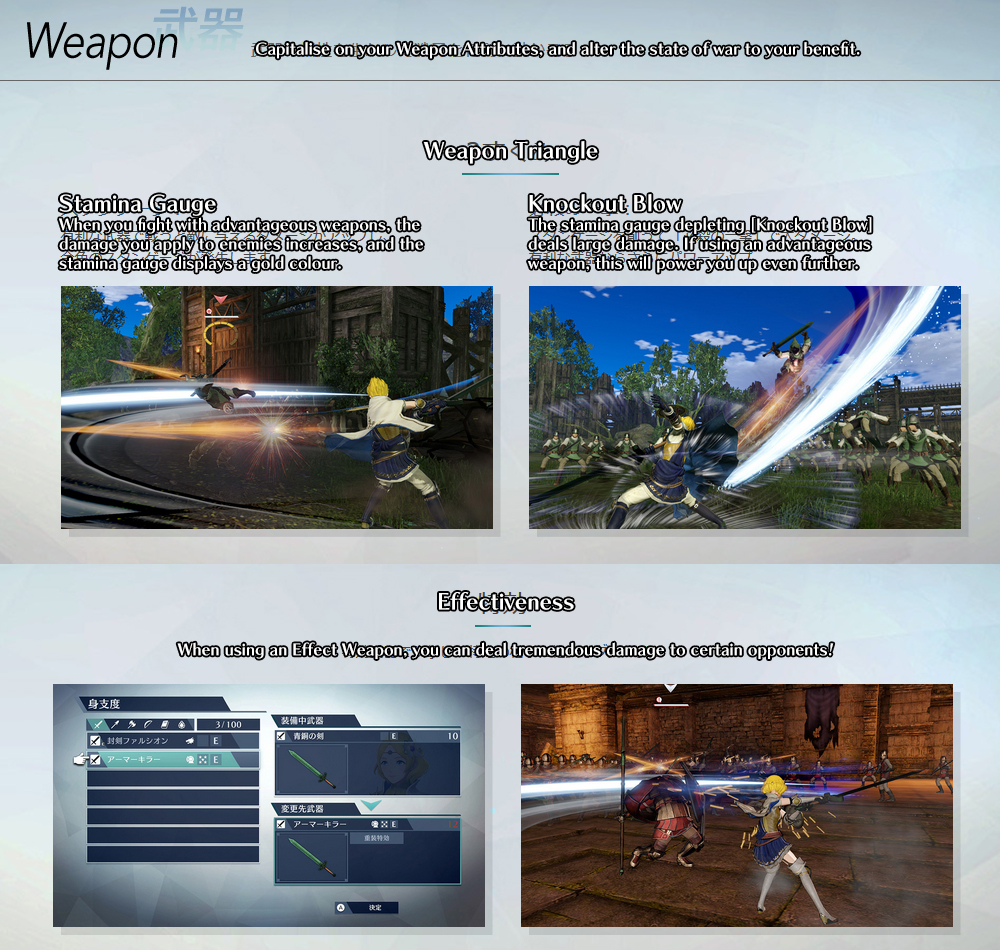 Fire Emblem Warriors Systems Weapon