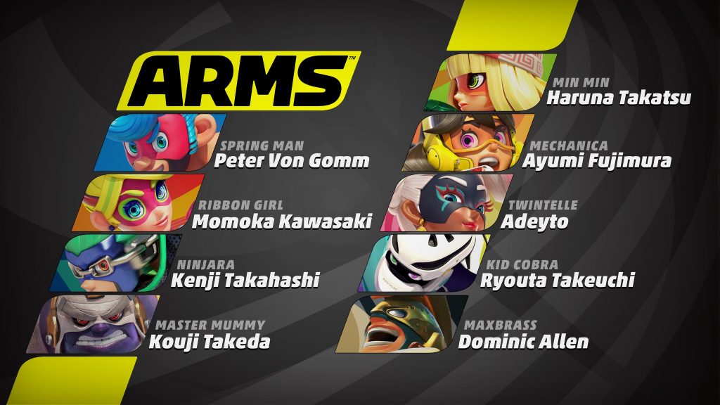 Japanese ARMS Voice Actors Recognised