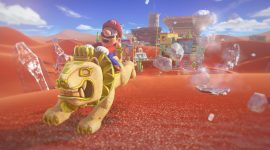 This Sphinx is a Super Mario Odyssey vehicle, and you can ride it