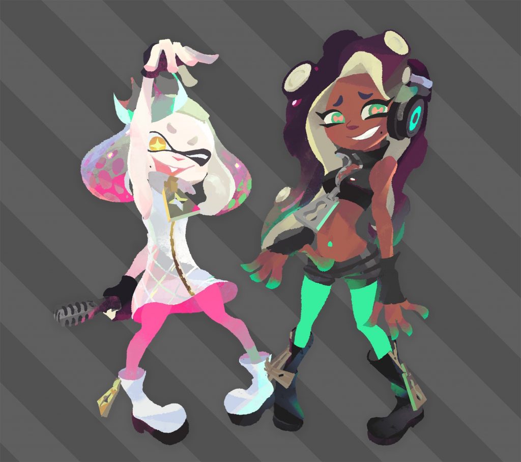 Hime and Iida Join Splatoon 2 And Have Totally Different Names