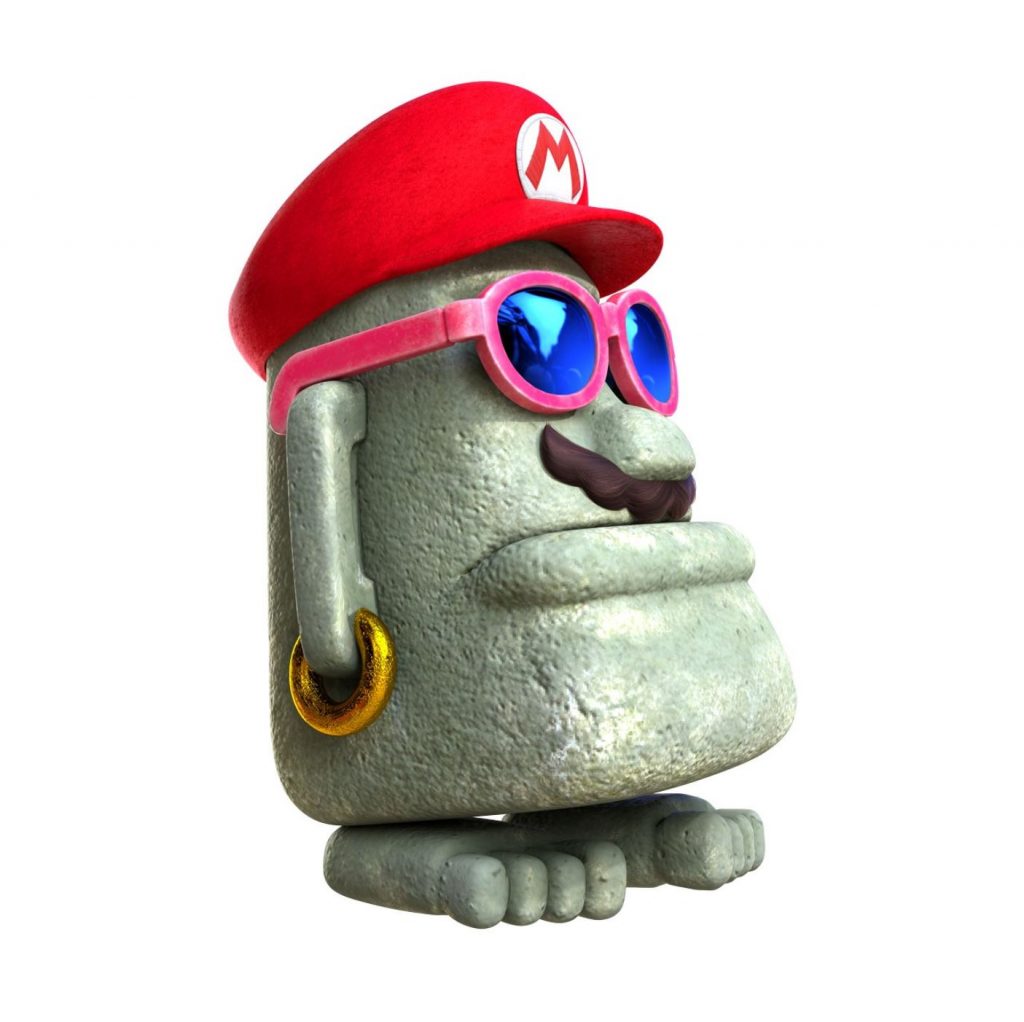 Sunglasses wearing statue in Super Mario Odyssey is named Miruzou