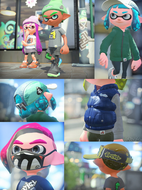 Splatoon 2 Firefin Street Wear Showcase